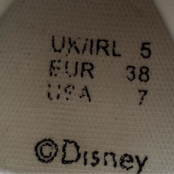 woman’s Mickey Mouse Low Top Bling sneakers Size 7m ( 10.5 “length) - Picture 12 of 12